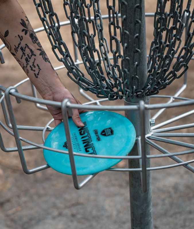 Panier disc golf fixe ou compétition