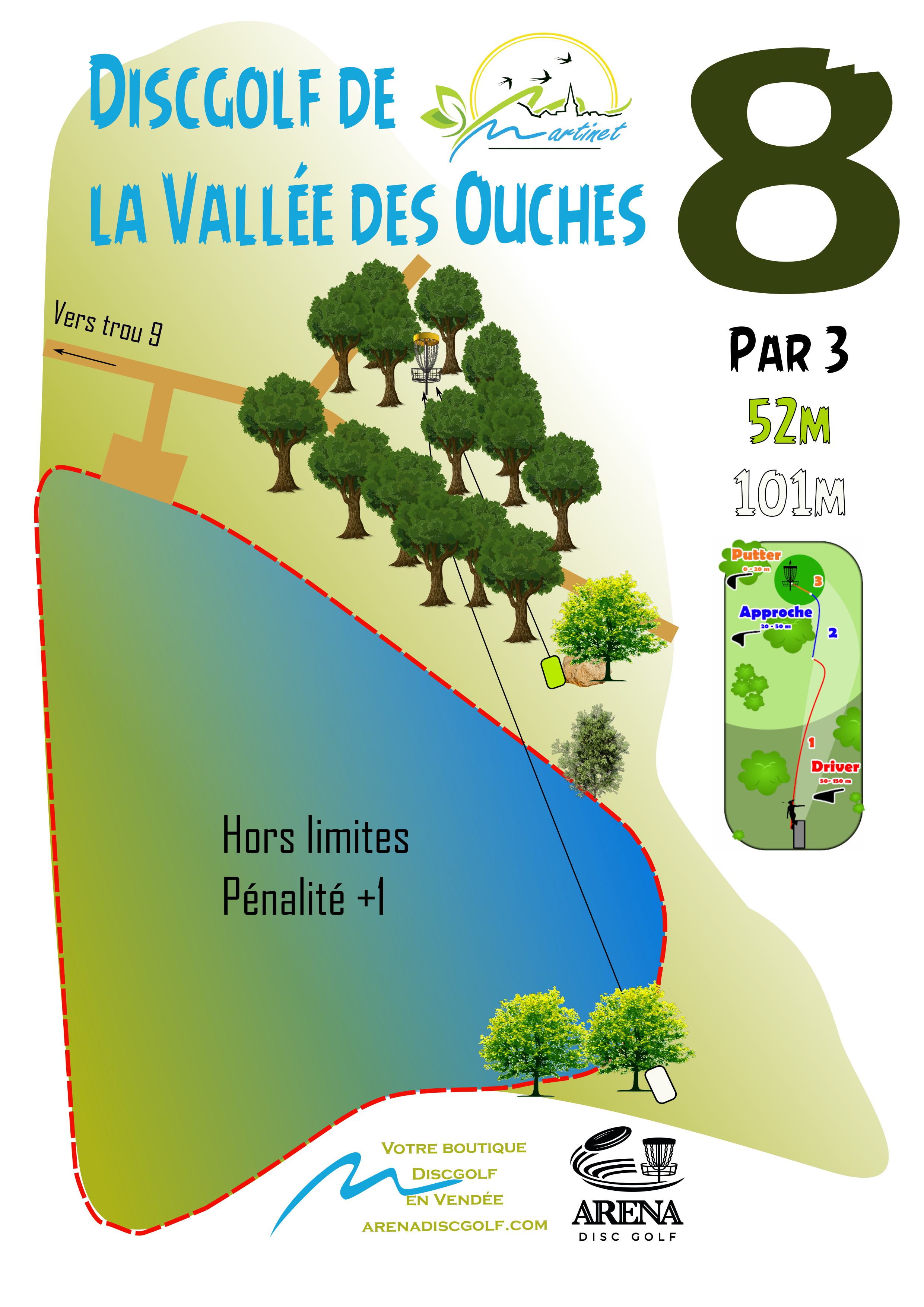 Création de Parcours de Disc Golf Signalétique d'un parcours de disc golf 