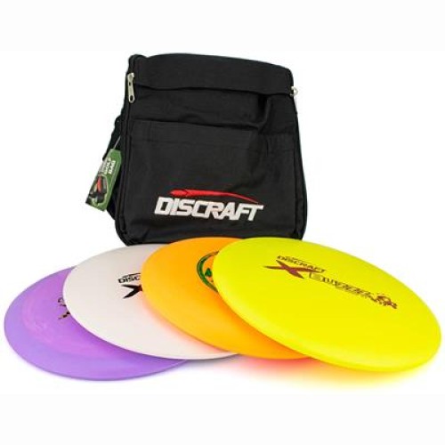 Pack débutant 4 disques + sacoche Discraft - Disques - Arena Disc Golf