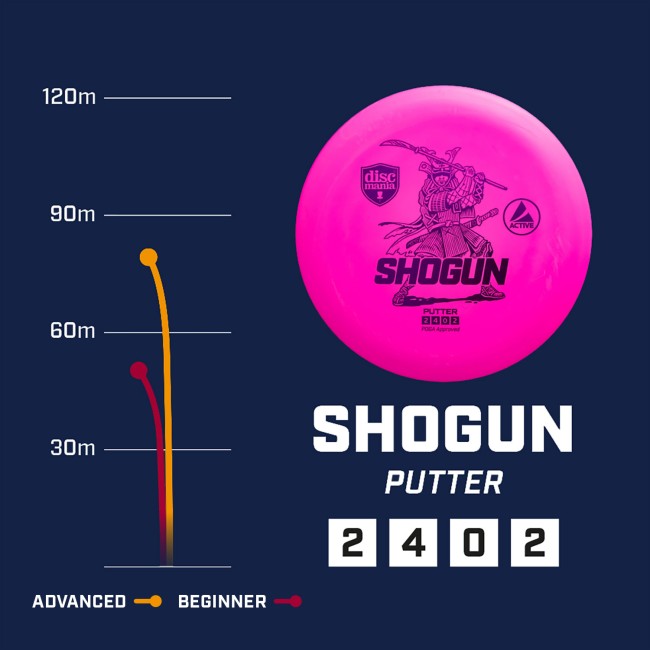 disc golf Shogun - Active | Discmania arena disc golf